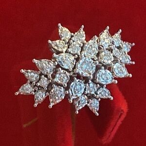 Diamond Ring 14kt natural Diamonds